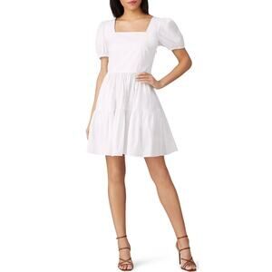 Waverly Grey White Shorty Dress S